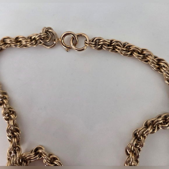 Gold Owl Pendant Necklace Pin - Picture 9 of 12